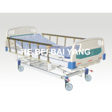 a-46 Three-Function Manual Hospital Bed with ABS Bed Head